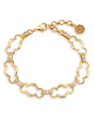 Capucine De Wulf Maharani Cubic Zirconia Grande Chain Bracelet