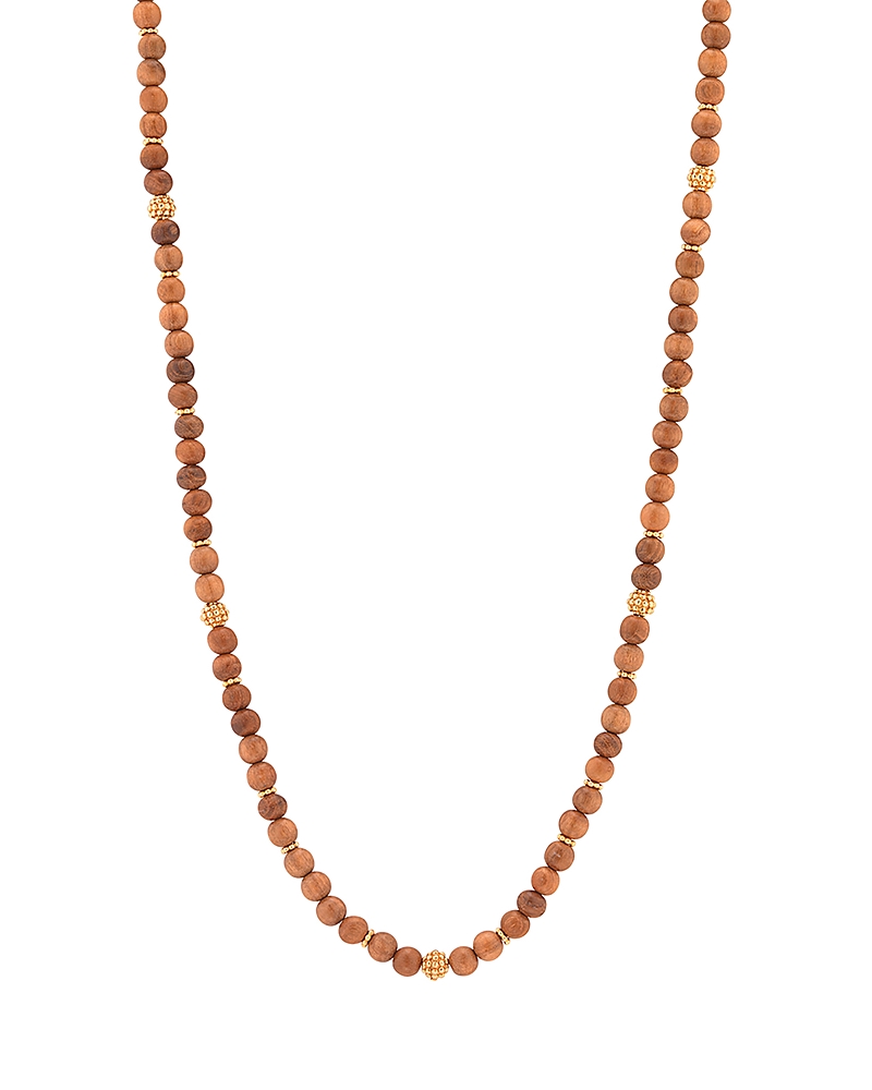Capucine De Wulf Berry Teak Beaded Strand Necklace, 32 · OS