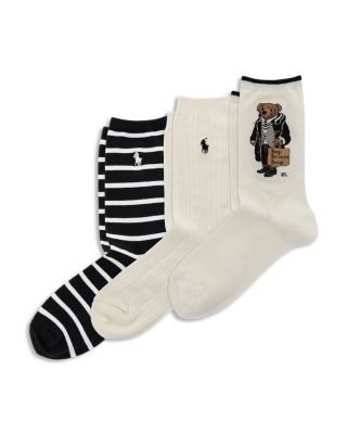 Bloomingdale's Bear Crew Socks, Set of 3 - Exclusive