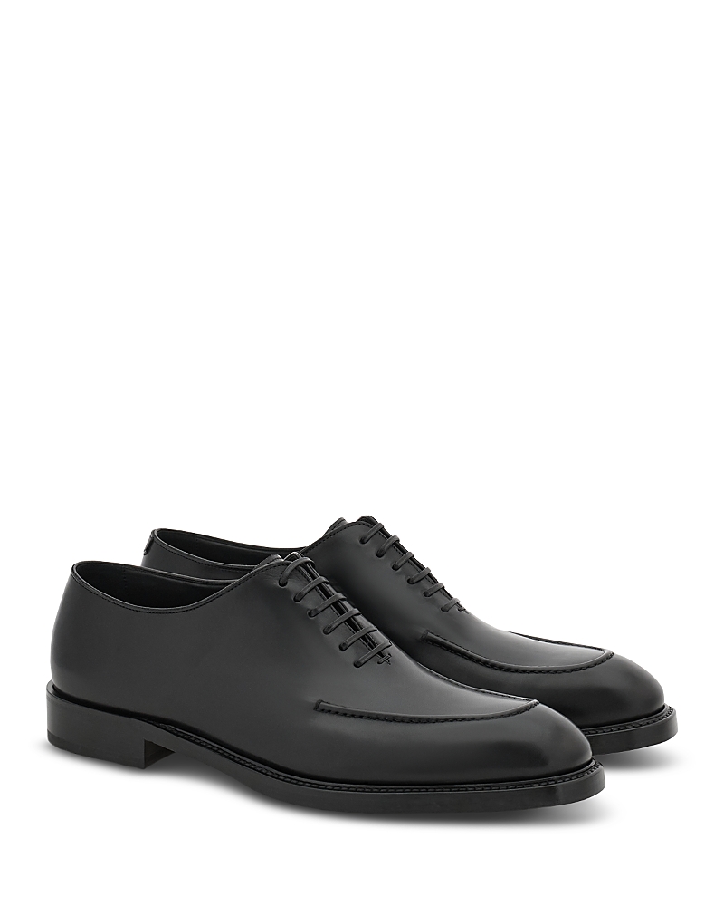 Ferragamo Men's Lace Up Leather Oxfords