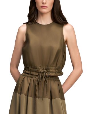Elisabetta Scoop Neck Back Keyhole Top