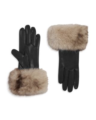 Apparis Betty Faux Fur Cuff Gloves