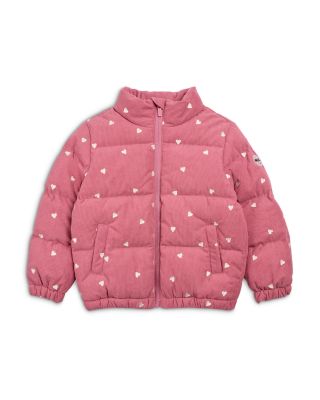 Girls' Hearts Print Corduroy Lightweight Jacket - Baby