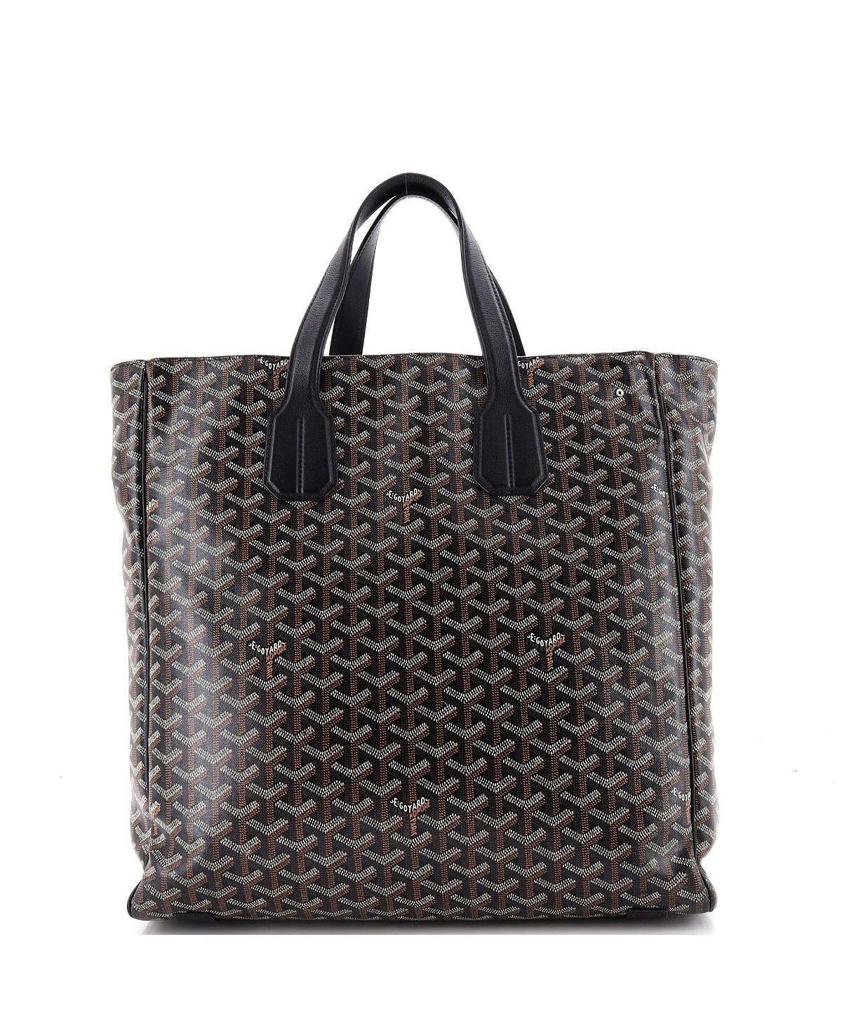 Pre-Owned Goyard Voltaire Iii Tote Coated Canvas