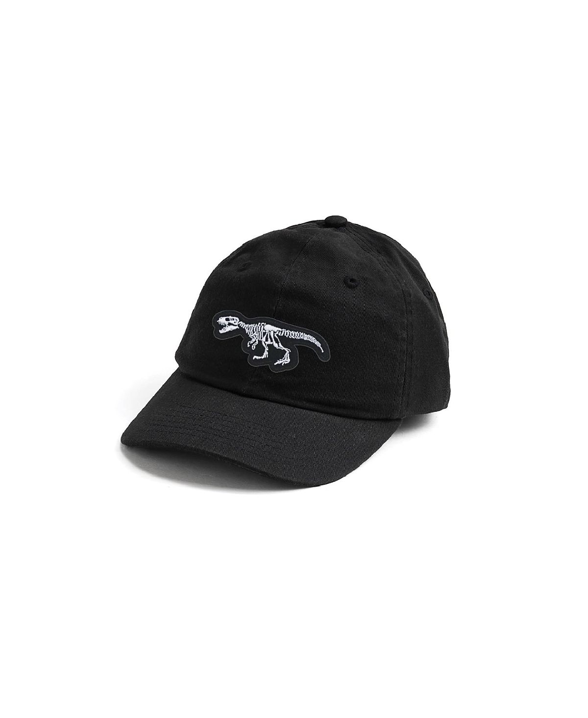 Sweet Wink Boys' Dinosaur Skeleton Patch Halloween Baseball Hat - Little Kid, Big Kid