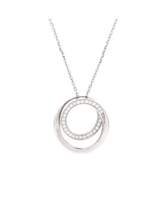  Etincelle de Cartier Pendant Necklace 18K White Gold with Diamonds, 16.25"