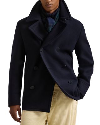 Melton Wool Blend Peacoat
