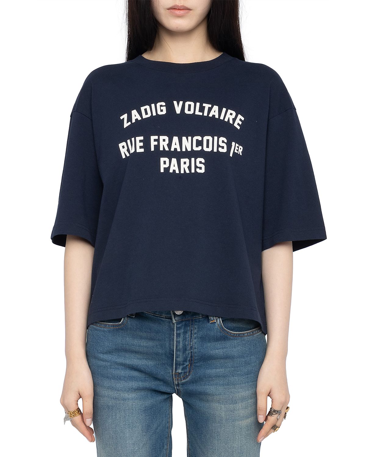 Zadig & Voltaire Taida Rue Francois Street Graphic Tee