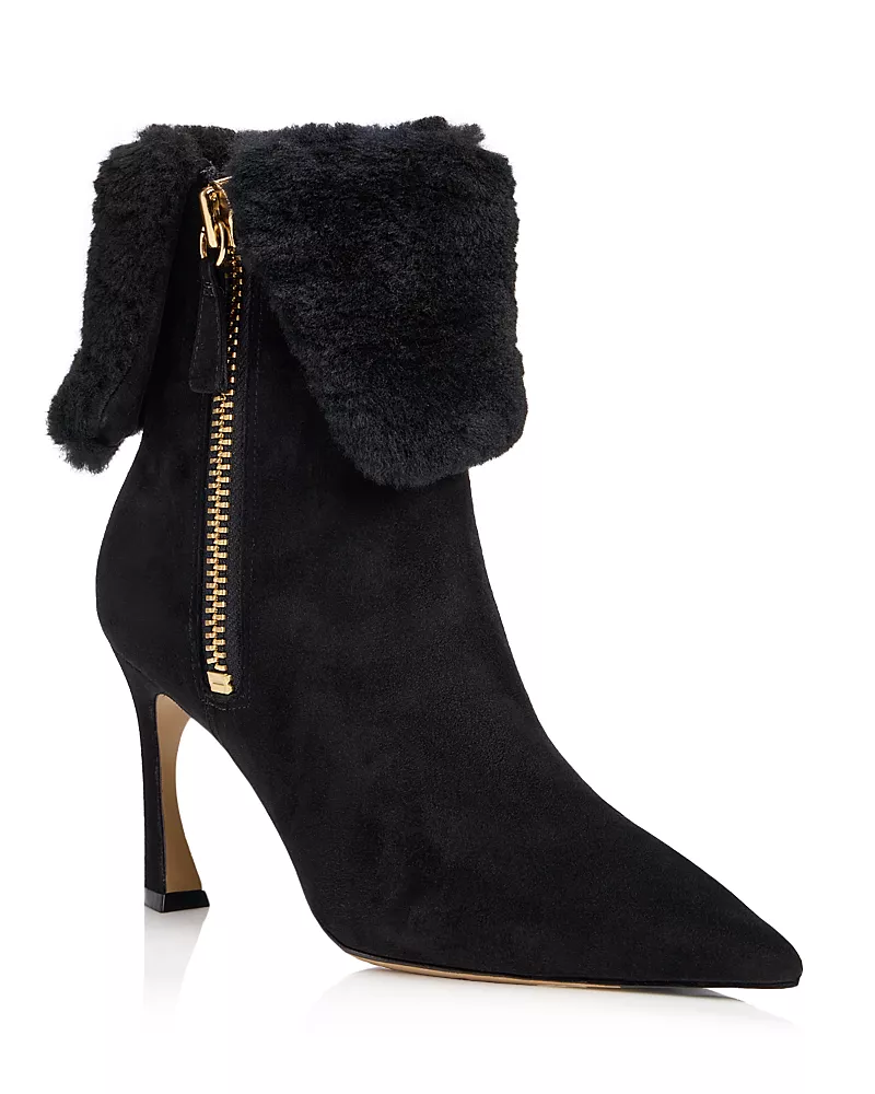Alexandre Birman Women's Mirabella Shearling Collar Boots
