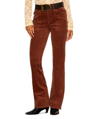 Play Date Corduroy Bootcut Jeans in Burnt Cocoa