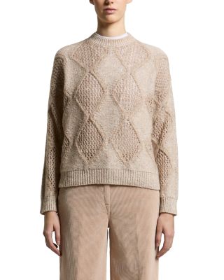 Stockinette Stitch Crewneck Sweater