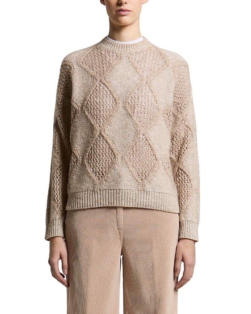 Peserico Stockinette Stitch Crewneck Sweater