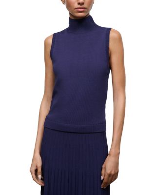 Montclair Mock Neck Sleeveless Sweater