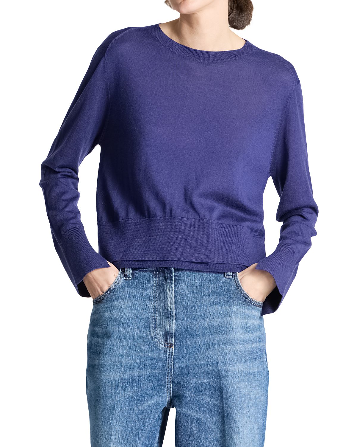 Saint Art Elodie Merino Wool Crewneck Sweater