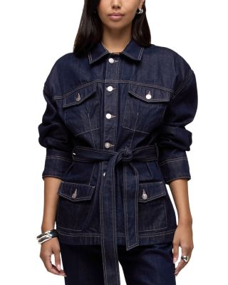 Anya Belted Denim Jacket