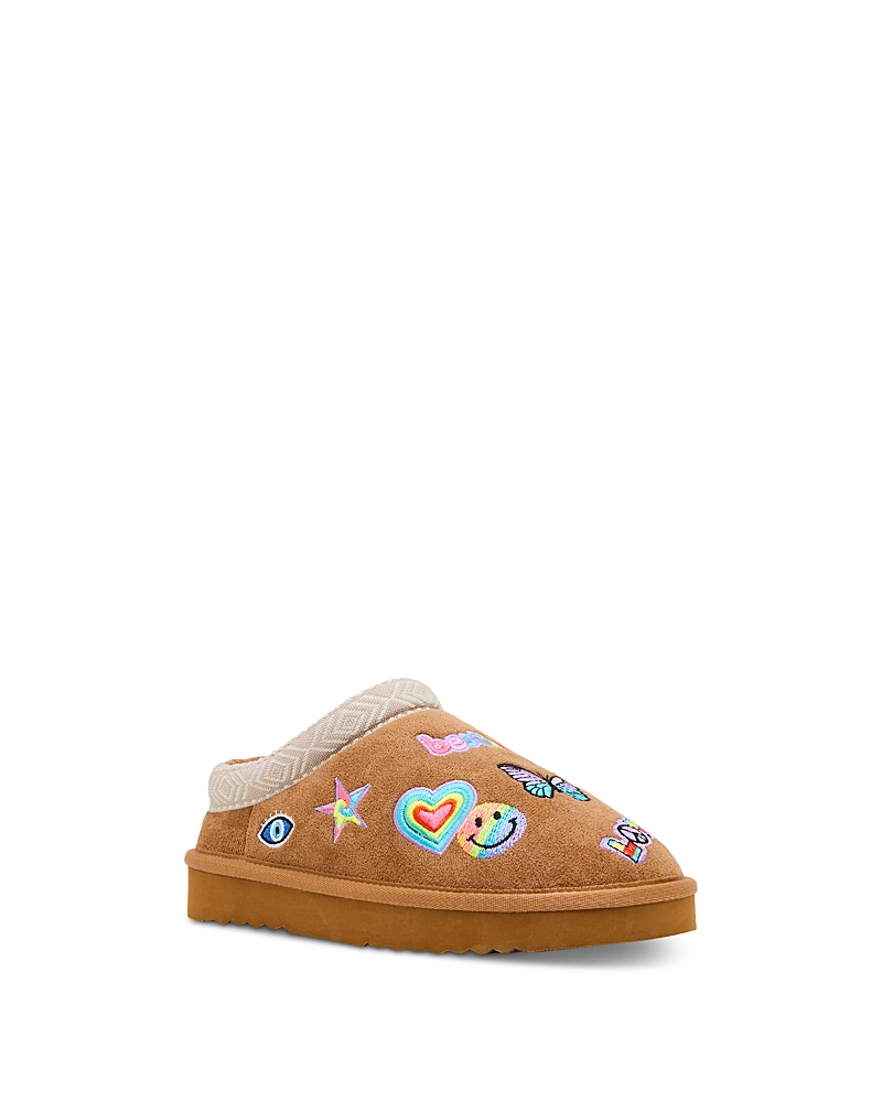 Steve Madden Girls' Slushy Emoji Slippers Toddler, Little Kid, Big Kid In Multi
