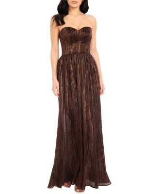  Audrina Plisse Maxi Gown