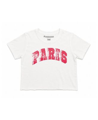 Girls' Paris Love Crop Top - Big Kid