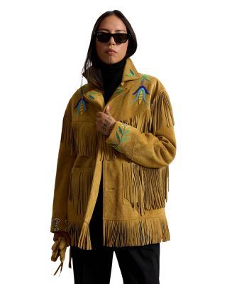 Shimmering Sage Suede Jacket