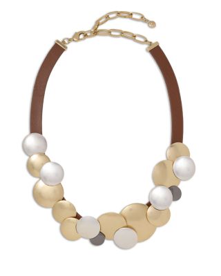Roxanne Assoulin The Lentil Overlapping Disc Collar Necklace, 15