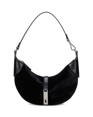 Polo ID Suede Convertible Shoulder Bag