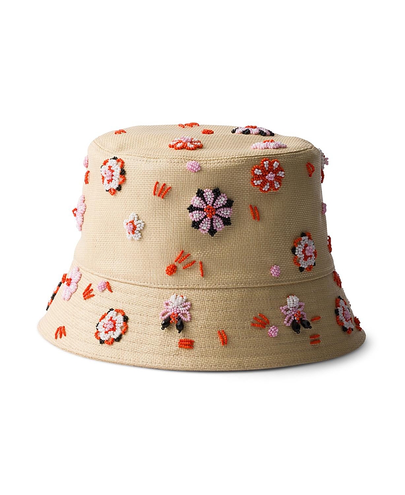 Prada Embroidered Canvas Bucket Hat