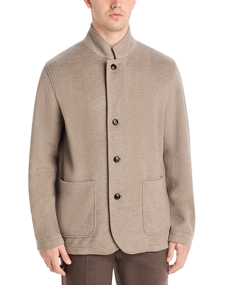 Peter Millar Crown Flex Merino Wool Blazer In Grain