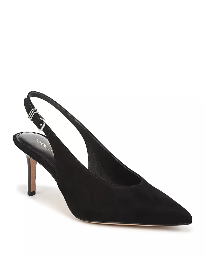 Veronica Beard Women's Luciana Suede Slingback Pumps