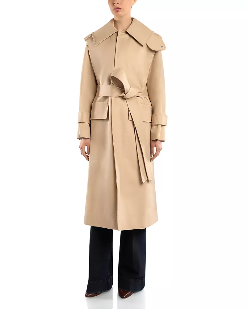 Victoria Beckham Philippa Cotton Trench Coat
