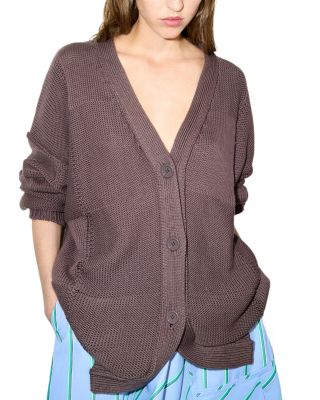 Donnola Cotton Oversized Cardigan