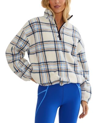 Leona Sherpa Quarter Zip Top