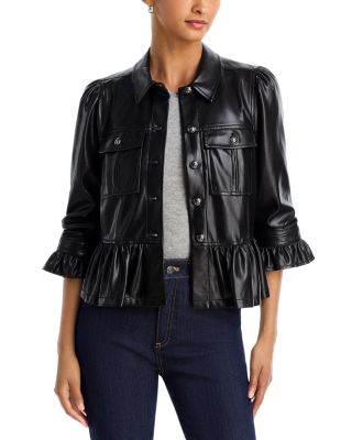 Lite Faux Leather Delanie Jacket