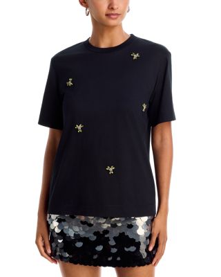 Simone Rocha Embellished Cotton Boy Tee
