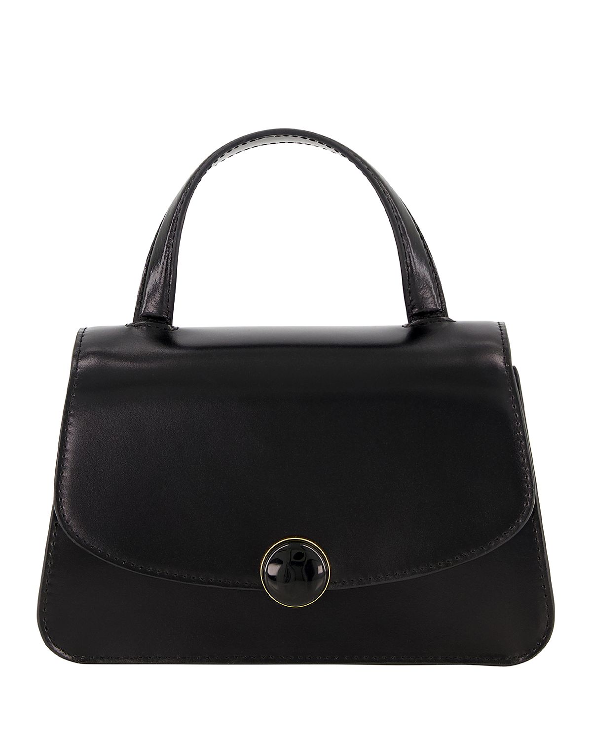 Vince Flora Mini Leather Top Handle Bag