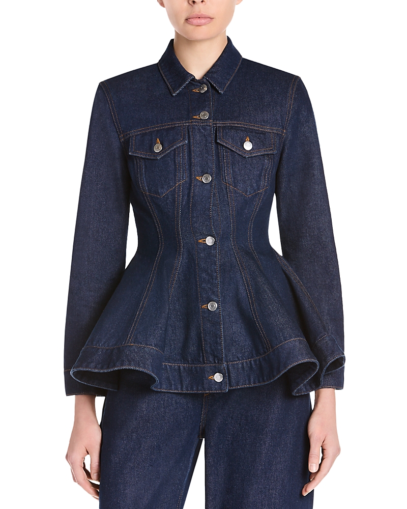 Stella McCartney Cotton Peplum Denim Jacket
