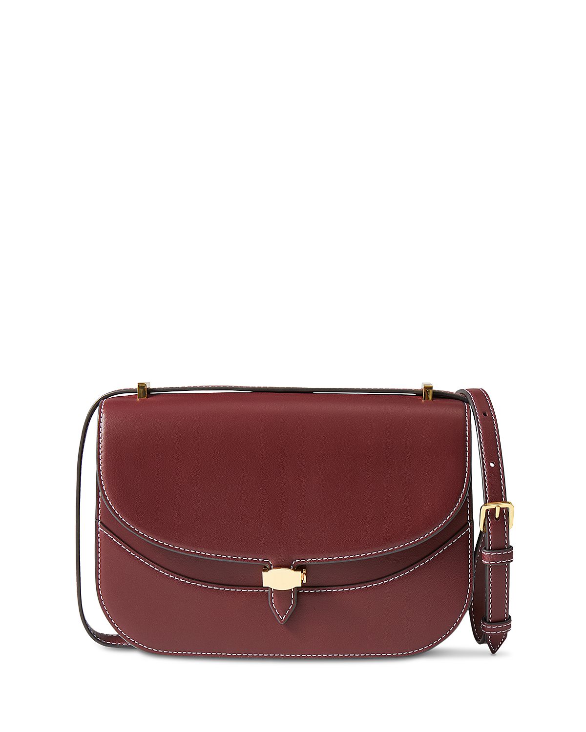 Veronica Beard Dash Leather Shoulder Bag