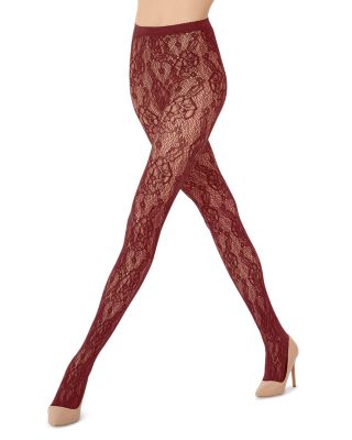Infinite Rose Net Tights