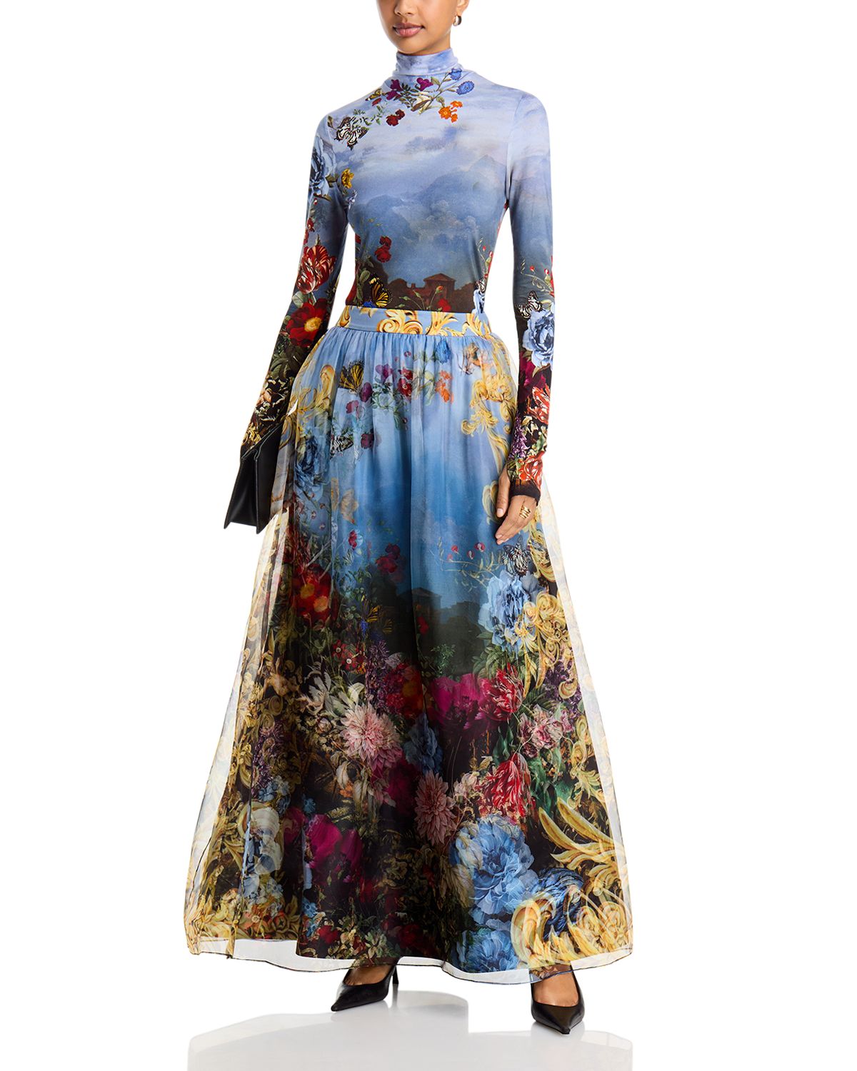 Dixie Silk Ballgown Chiffon Skirt thumbnail 2
