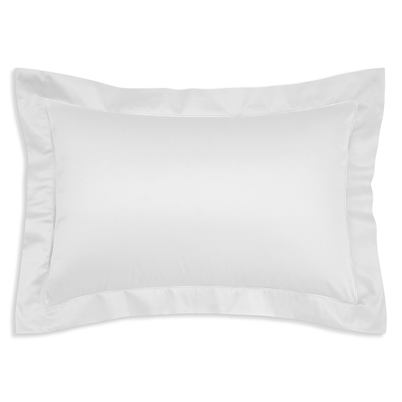 Celso De Lemos Bourdon Queen Sham, Pair In White /bourdon