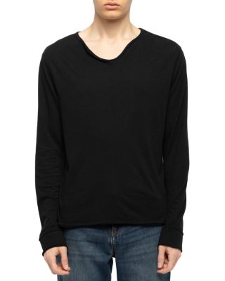 Monastir Cotton Loose Crewneck Logo Sweater
