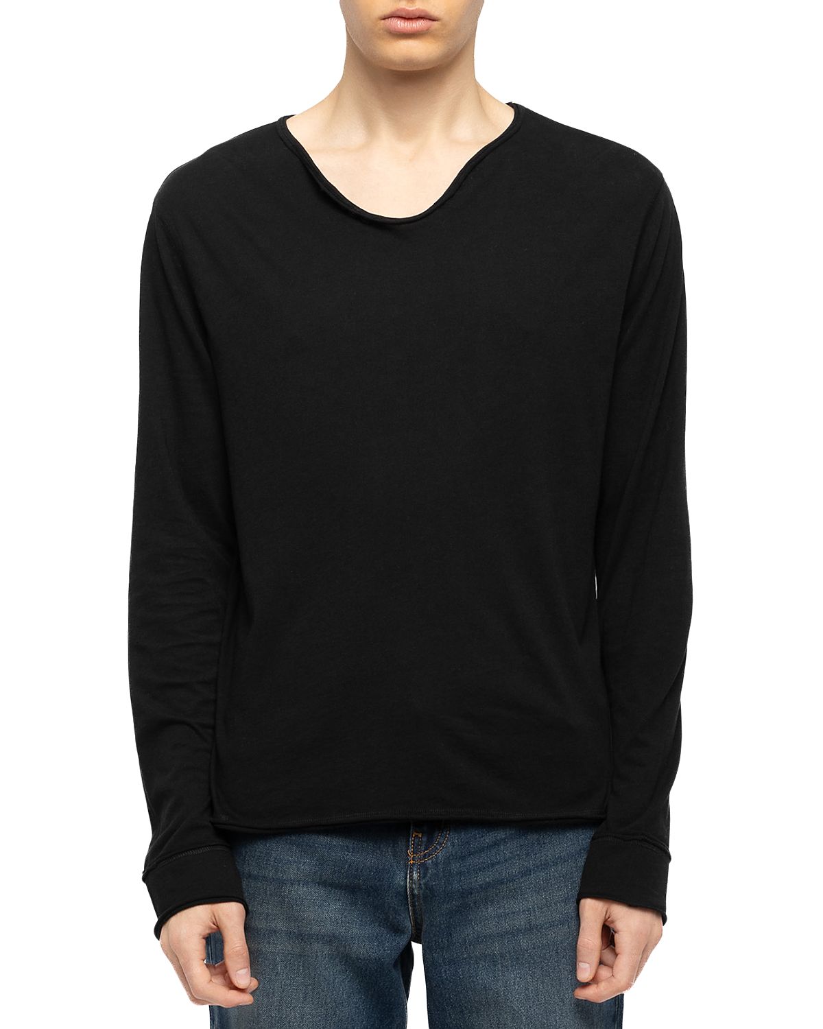 Zadig & Voltaire Monastir Cotton Loose Crewneck Logo Sweater