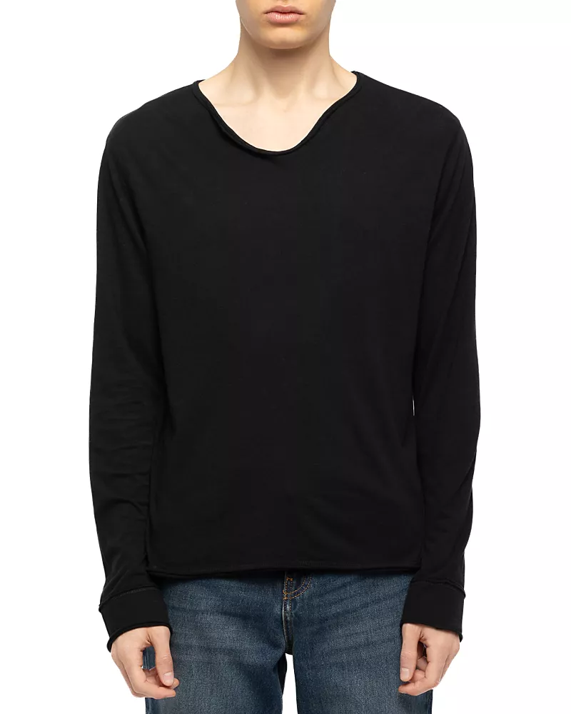 Zadig & Voltaire Monastir Cotton Loose Crewneck Logo Sweater