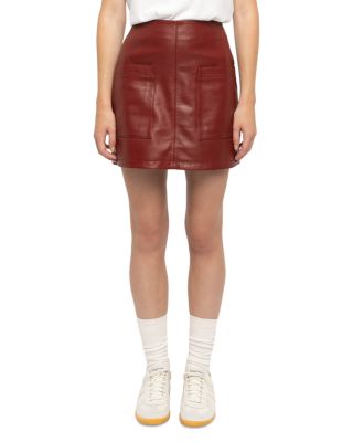 Jaime Leather Mini Skirt
