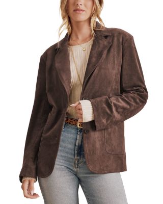 Ryder Faux Suede Blazer