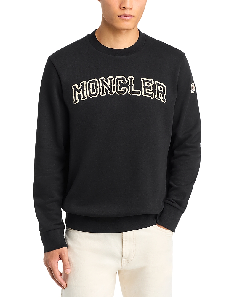 Moncler Cotton Logo Varsity Sweatshirt
