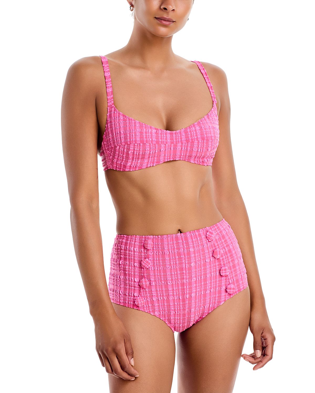 Lisa Marie Fernandez Balconette & High Waist Bikini Set
