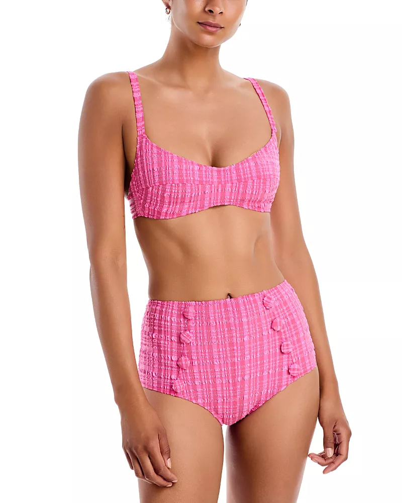Lisa Marie Fernandez Balconette & High Waist Bikini Set