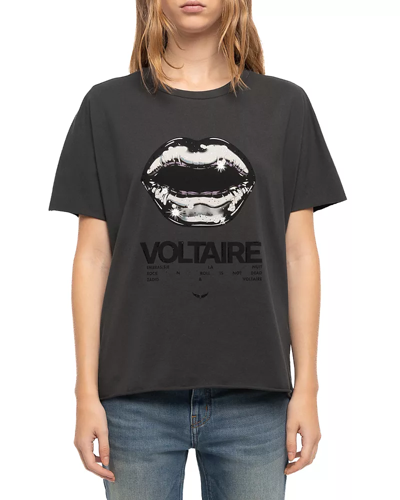 Zadig & Voltaire Tommer Cotton Embellished Tee