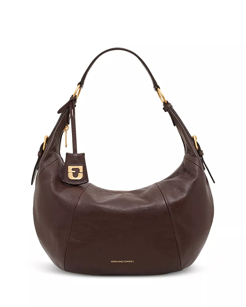 Gerard Darel Luna Leather Sling Shoulder Bag