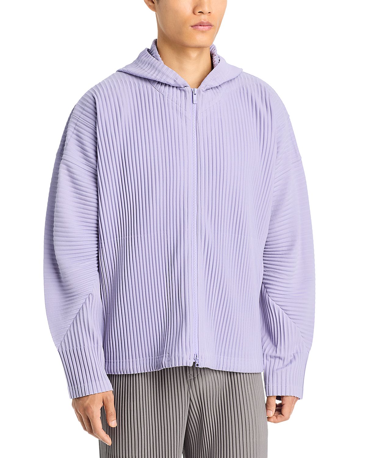 Homme PLISSE Issey Miyake Banded Classic Zip Hoodie